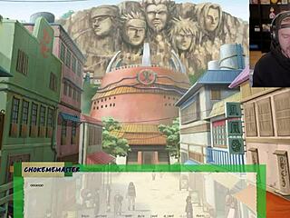 Risque asian slut performs solo webcam show