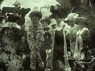 Vintage Horny Housewives Engage in Intense Group Interracial Pussy Play with Hairy MILFs