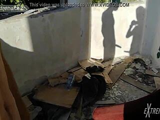 Straight Buddy Wanks Me at Abandoned Site