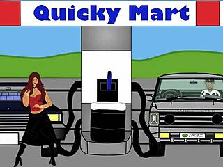 Is this ebony pornstar sucking cock in interracial lesbian scene?