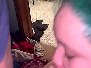 i'm watching this slut sucking a huge dick, deepthroating it all the way, swallowing the cumshot, and getting a facial.