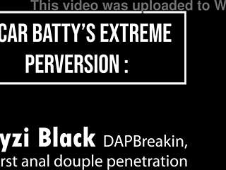 Meyzi Black Experiences First Double Anal Penetration With Monster Cocks!