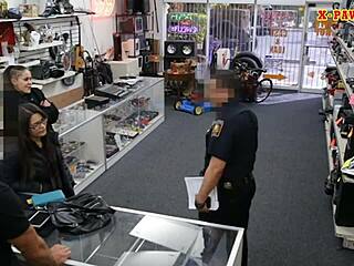 Couple bitches spied on for hardcore blowjob and hidden cam pounding