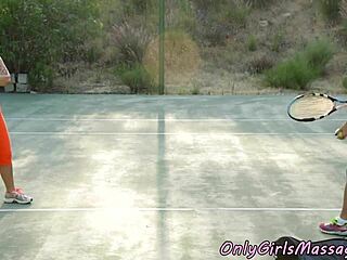 Massage-Loving Lesbians Enjoy Threesome Oral and Sex