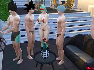 Dragon Ball Bulma Addicted to Hard Anal Action