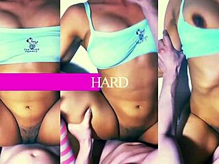 Shy latina stepsister asks stepbrother for school project help but he has other ideas