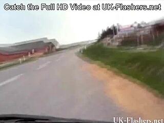 Exclamatory-Provocative Wow! British Milf Pissing Wildly Outdoors!