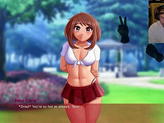 My Hero Academia Hentai Big Tits Heroine Gets Facial Cumshot After Blowjob