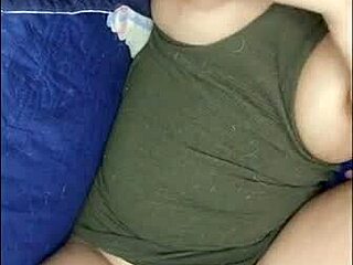 Steamy home alone session with stepdaughter gets wild and messy.