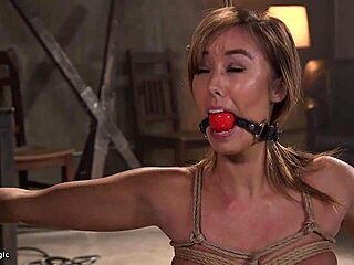 Slim Brunette Endures Anal Fucking And Deepthroat In Bondage Slavery