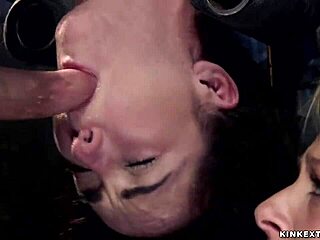 BDSM bondage and domination with a blonde and a brunette