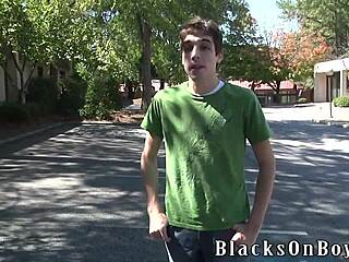 Chris Kingston hangs out with two black guys