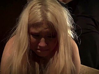 i can't even describe how this slave in bondage gets brutally punished and fucked hard