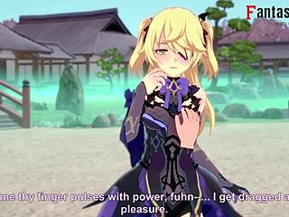 Fischl Fucking POV in Genshin Impact with Sexy Small Tits