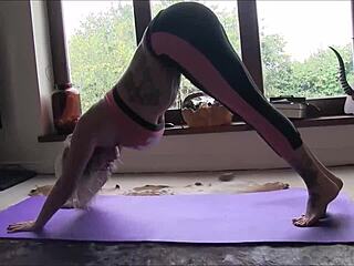 Luke Hardy fucking stepsister Mandy after yoga?