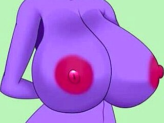 Devil Girl with Big Tits in Speed Painting Fantasy