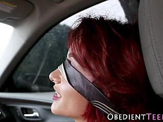 cuffed teen 18+ takes big cock rough