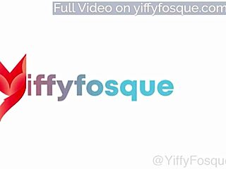 Fursuiter Girl Plays with Huge HankeysToys in Her Tight Ass for Fun