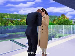 Wil and Kat star in 3D hentai preview clip