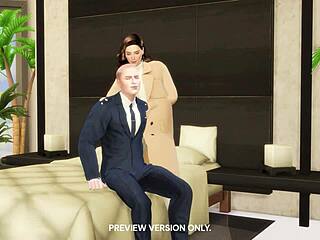 Wil and Kat star in 3D hentai preview clip