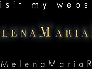 Banana and whipped cream play for Melena Maria Rya