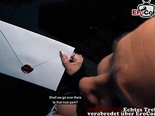 Milf With Big Tits in Nylons Picked Up on Street for Wild Action