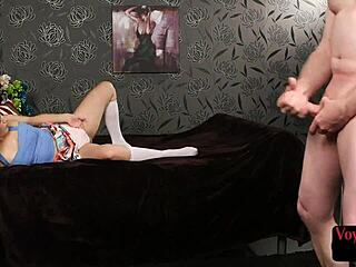 British Voyeur Teases Wanker in Erotic Upskirt Play