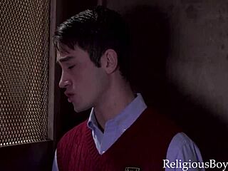 Father washes sins with cum in intense session