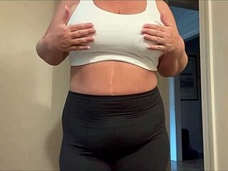 Mature curvy woman in random video clips