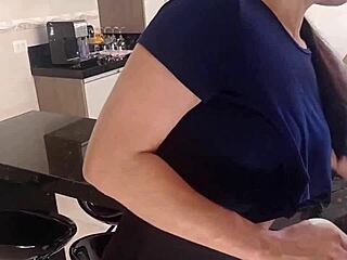 I ate the hot latina maid in leggings and blowbang