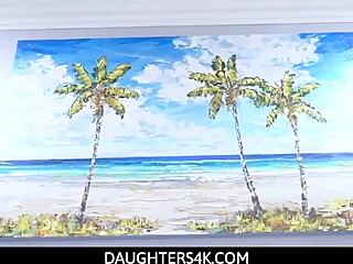 Serena Santos, Cute Latina Teen 18+, Craves Stepdad's Touch in POV Fantasy?