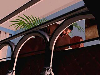 Red Headed Cheerleader Services Big Black Cocks In Interracial Gangbang