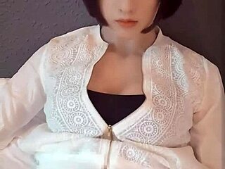 japanese ladyboy does silent pseudo-sex video