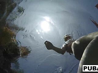 is samantha rone masturbating underwater in the pool?