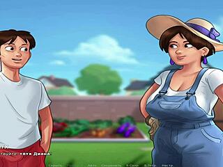Amateur babe flaunts her sexy curves in Summertime Saga Hentai game