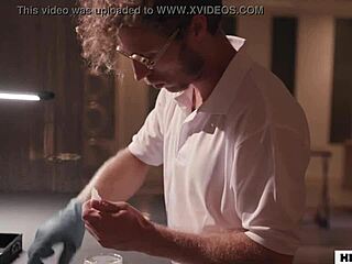 Perverted bus driver tricks teen 18+ stars Alison Rey and friends