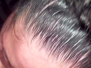 Slutty Ebony Mommy Takes Big Black Cock Deepthroat and Sloppy Blowjob in Homemade Scene