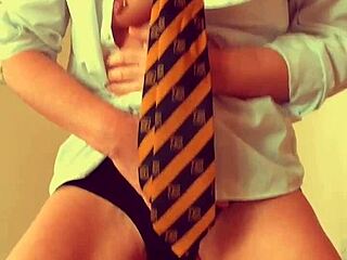 tiny british milf pees herself during masturbation in cosplay