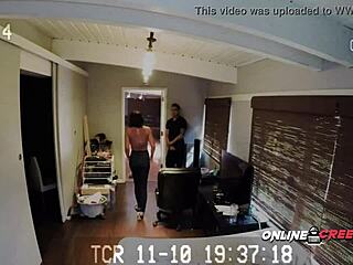 Sexy teen 18+ encounters hardcore bondage with a big dicked creep