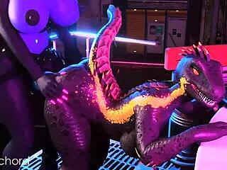 Furry Futa Highwire X Lizard Domination!