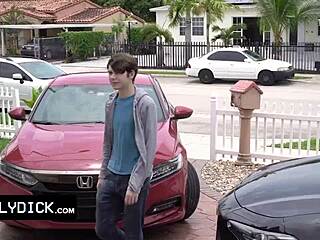 Innocent boy craves fucking like kinky step uncle