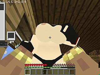 Steve Rides Goth Girl's Square Ass In 3D Hentai Cowgirl Position.