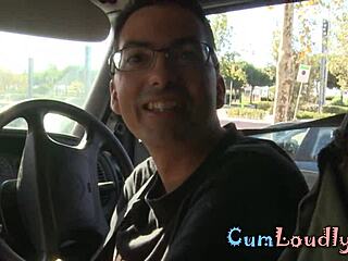 Dirty Lesbian Couple Gets Naughty in Public Car Scene