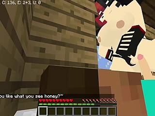 Steve Rides Goth Girl's Square Ass In 3D Hentai Cowgirl Position.