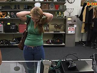 Pretty babe banged hard for pearl necklace on hidden cam