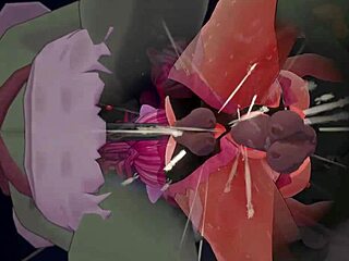 3D色情动漫中，Ricca睡着被哥布林插入4K