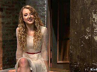 Two blondes tormented on hogtie. Rough fucking and deepthroat ensue with toys and bondage.