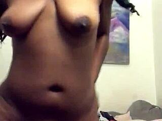 ebony girl twerking in video, hoping not to be recognized