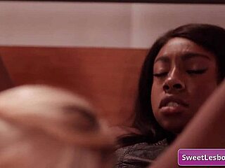 lesbian couple aiden ashley and anne amari dive deep in hot pussy licking