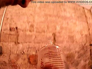 Wow, pumping wine right into that juicy bubble butt is wild!